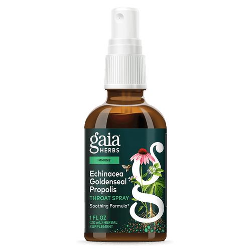 Gaia Herbs Echinacea Goldenseal Propolis Throat Spray for Immune Support || 1 oz
