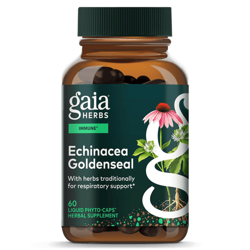 Echinacea Goldenseal 60 Count Front Of Bottle Rendering
