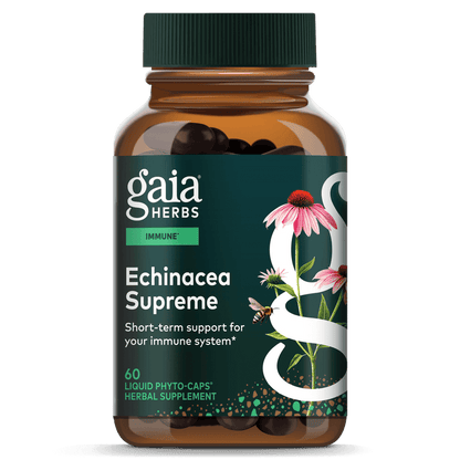 Gaia Herbs Echinacea Supreme for Immune Support || 60 ct