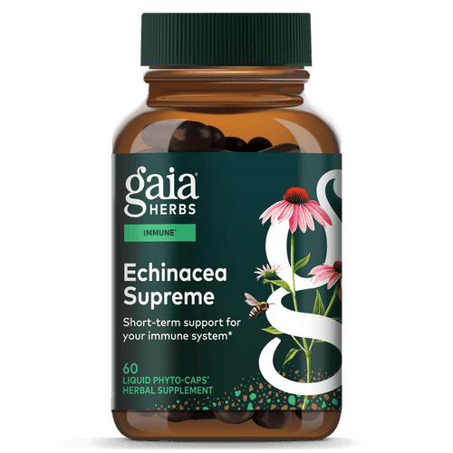 Gaia Herbs Echinacea Supreme for Immune Support || 60 ct