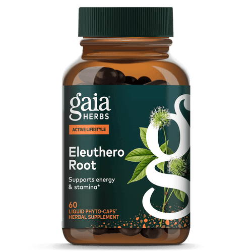 Gaia Herbs Eleuthero Root Capsules for Energy Support || 60 ct
