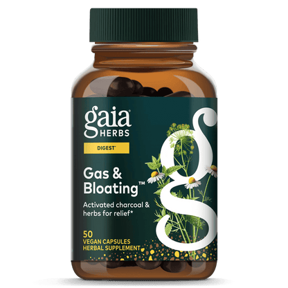 Gaia Herbs Gas & Bloating for Digestive Support || 50 ct