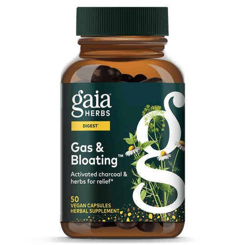 Gaia Herbs Gas & Bloating for Digestive Support || 50 ct