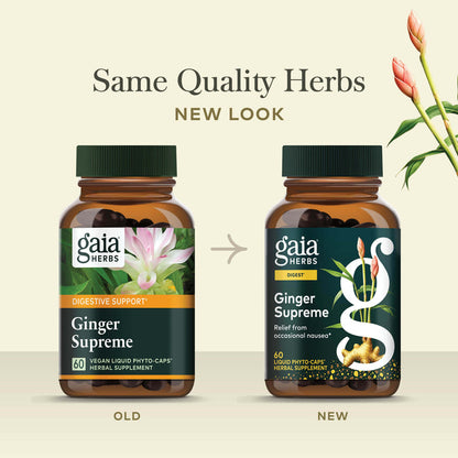 Ginger Supreme  Old Label Versus New Label Comparison