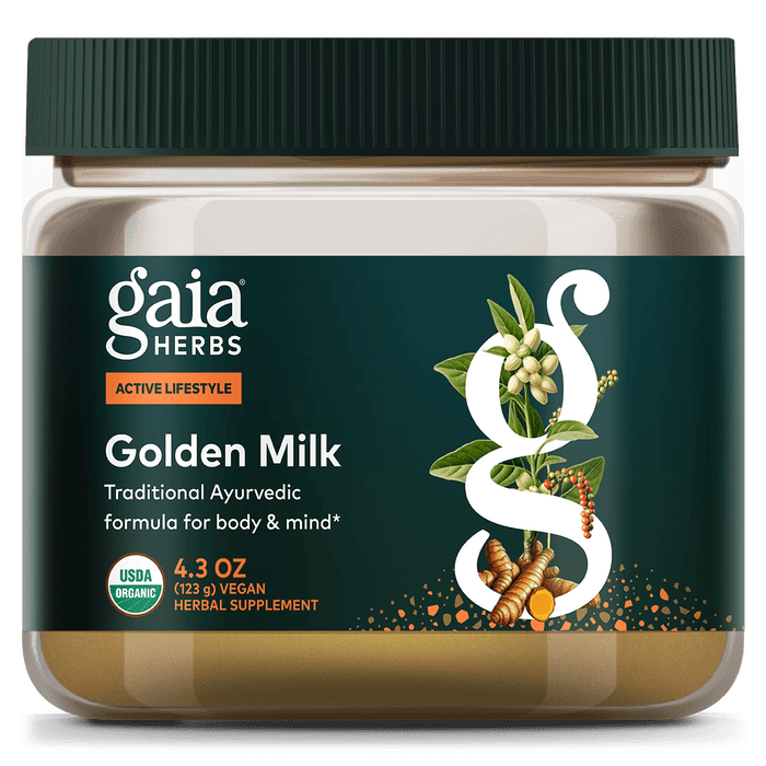 Gaia Herbs Golden Milk powder || 4.3 oz