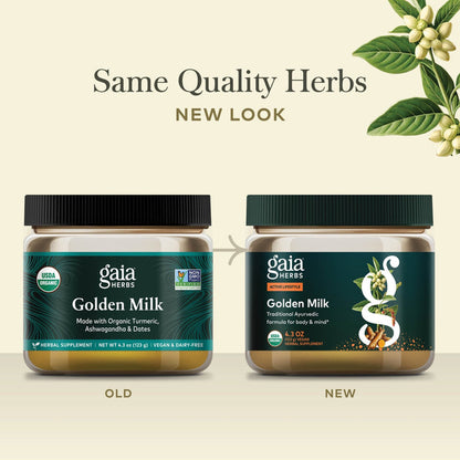 Golden Milk Old Label Versus New Label Comparison