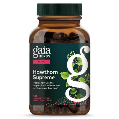 Gaia Herbs Hawthorn Supreme for Heart Support || 120 ct