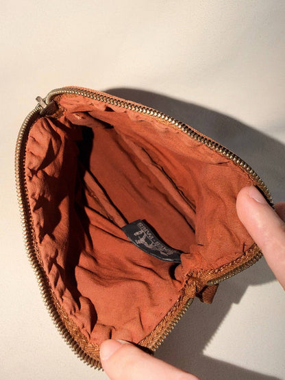 Hermes Mini Bolide Case Toiletry Pouch Brown