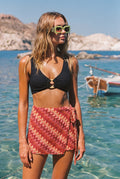 Beach Wrap Skirt In Kalani