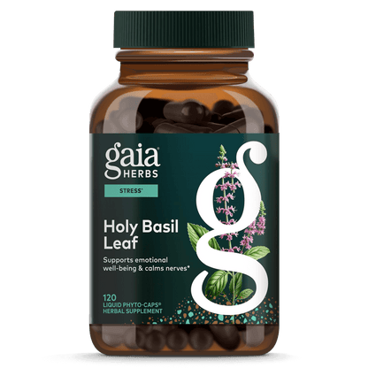 Gaia Herbs Holy Basil Capsules for Stress Support || 120 ct