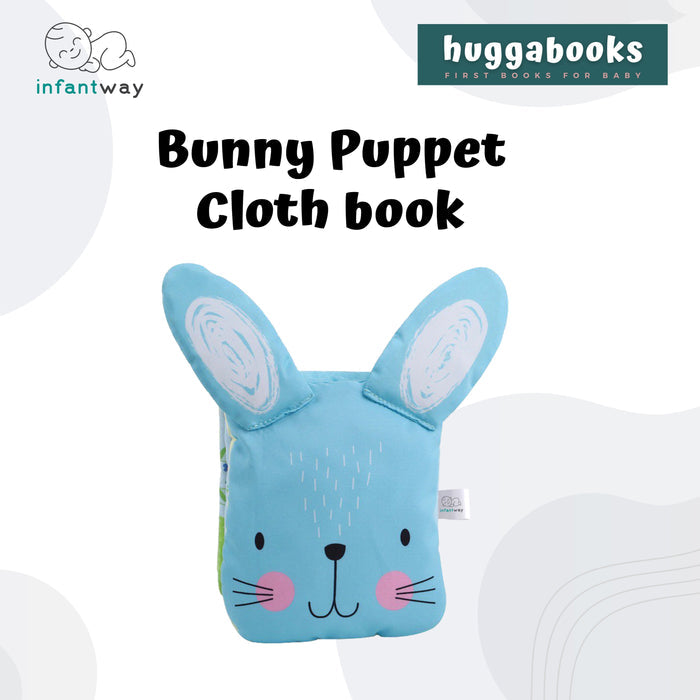 Infantway Huggabooks Plush Puppet Cloth Book