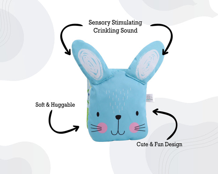 Infantway Huggabooks Plush Puppet Cloth Book