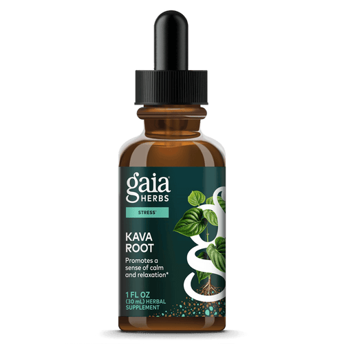 Gaia Herbs Kava Root for Stress Support || 1 oz
