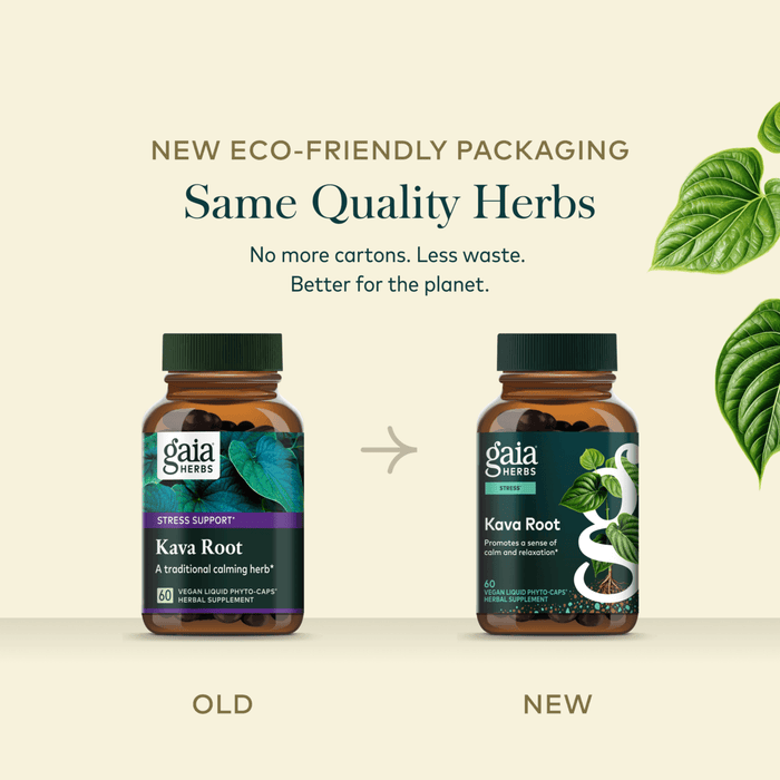 Kava Root Old Label Versus New Label Comparison