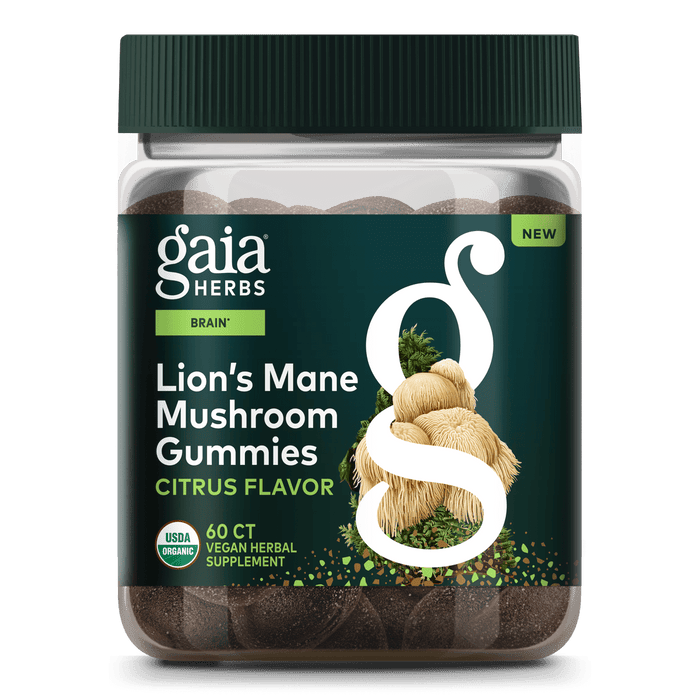 Gaia Herbs Lion's Mane Mushroom Gummies || 60 ct