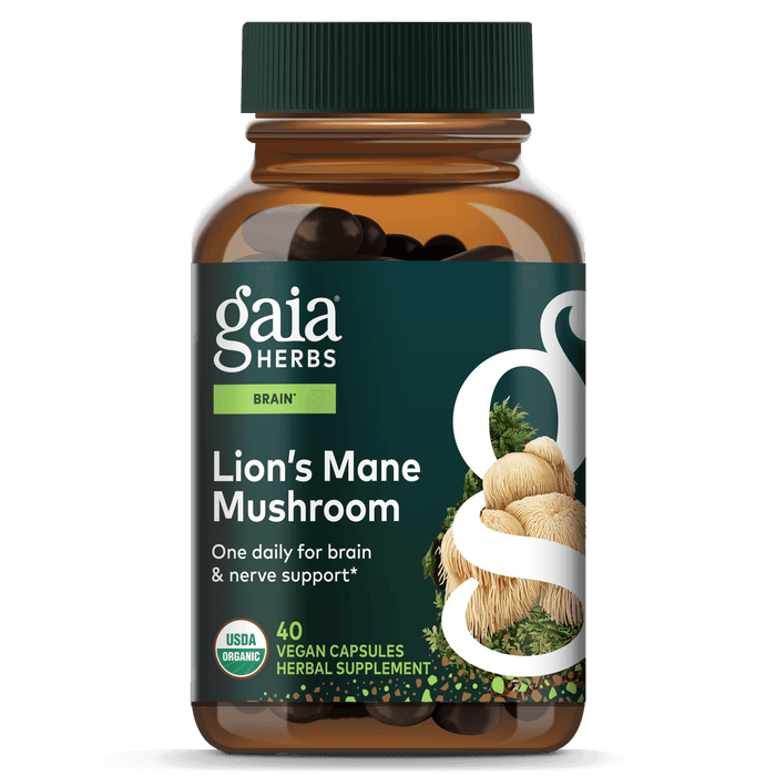 Gaia Herbs Lion's Mane Pills || 40 ct