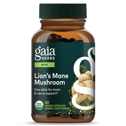 Gaia Herbs Lion's Mane Pills || 40 ct
