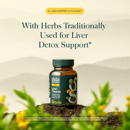 Gaia Herbs Liver Cleanse for Liver Support || 60ct Claims