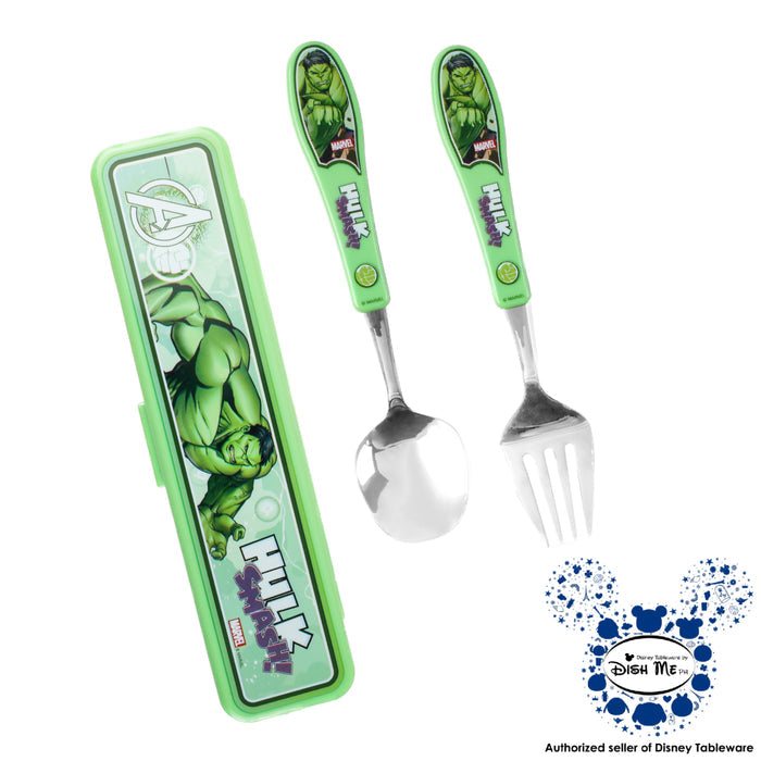 Marvel Kids Stainless Spoon & Fork Set by Dish Me PH