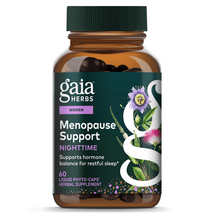Gaia Herbs Menopause Support Nighttime for Women || 60 ct