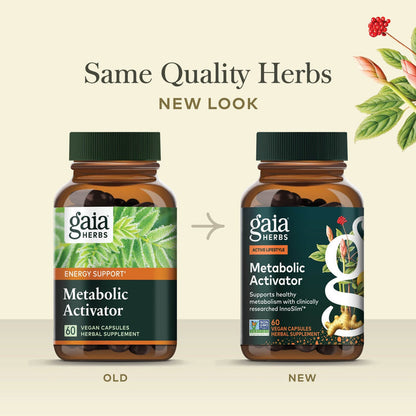 Metabolic Activator 60 count Old Label Versus New Label Comparison