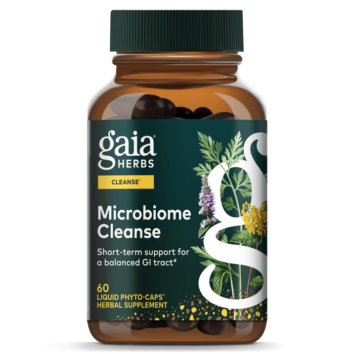 Gaia Herbs Microbiome Cleanse for Digestive Support || 60 ct