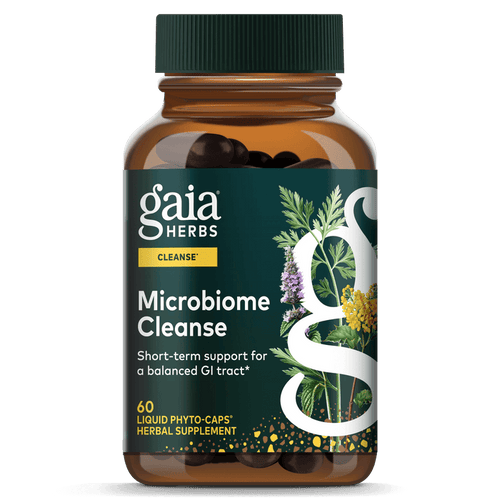 Gaia Herbs Microbiome Cleanse for Digestive Support || 60 ct