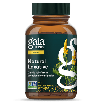 Gaia Herbs Natural Laxative 90 count bottle