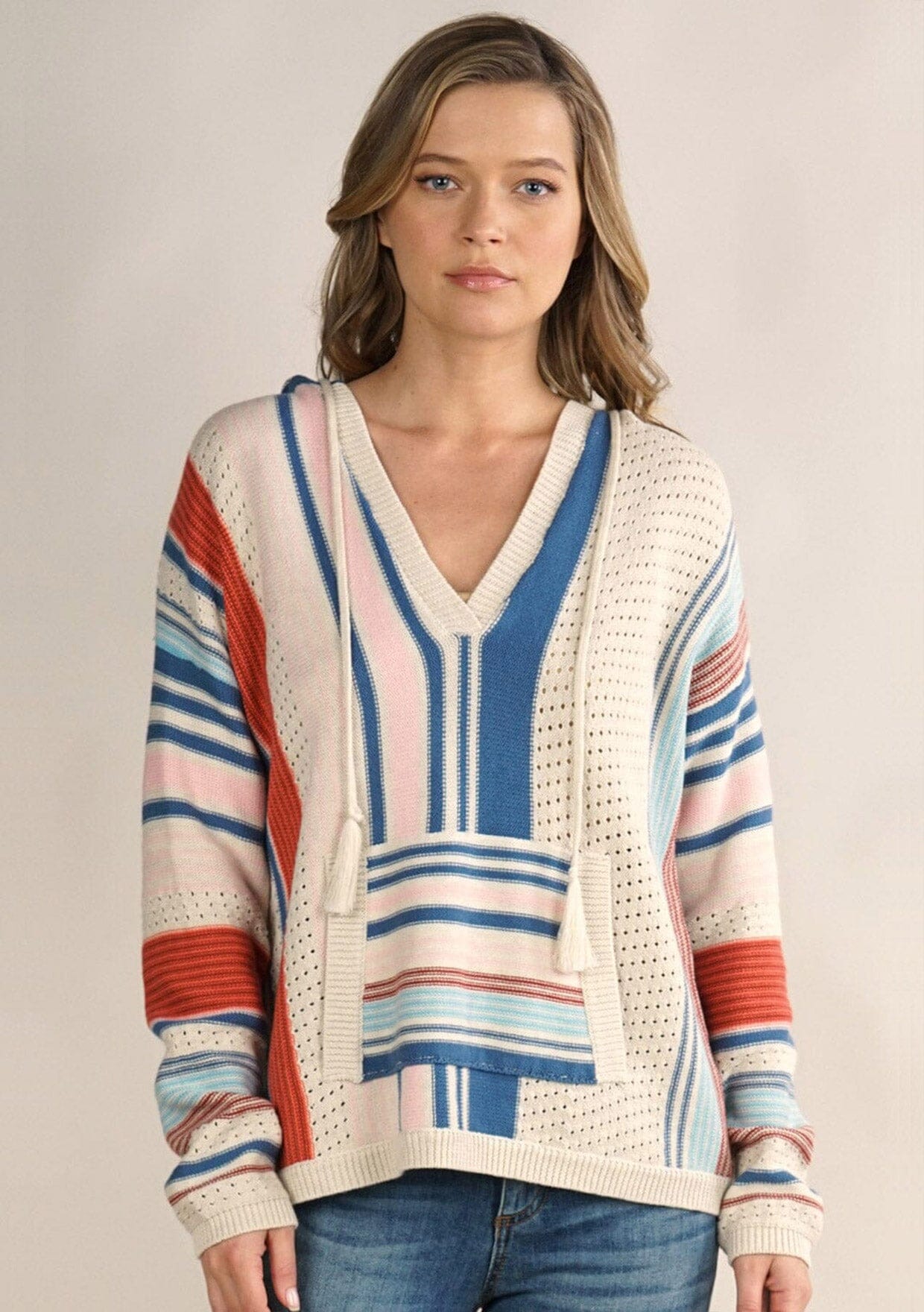 Daybreak Striped Pullover Hoodie