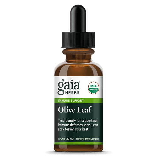 Gaia Herbs Olive Leaf Extract, Certified Organic for Immune Support || 1oz