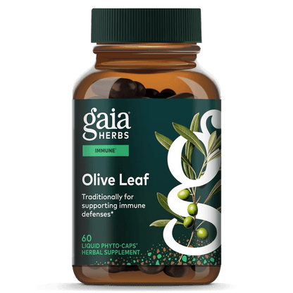 Gaia Herbs Olive Leaf Pills for Immune Support || 60 ct