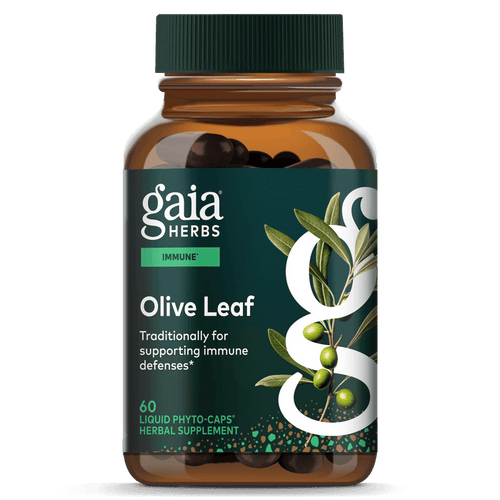 Gaia Herbs Olive Leaf Pills for Immune Support || 60 ct