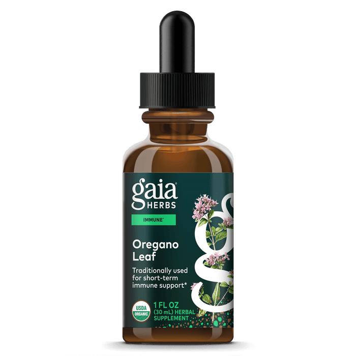 Gaia Herbs Oregano Extract, Certified Organic for Immune Support || 1 oz