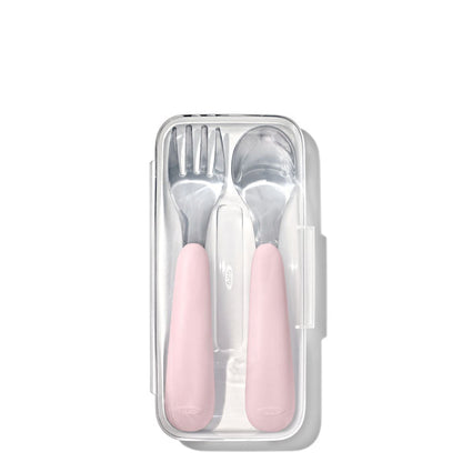 OXO Tot On-The-Go Fork And Spoon Set With Carrying Case
