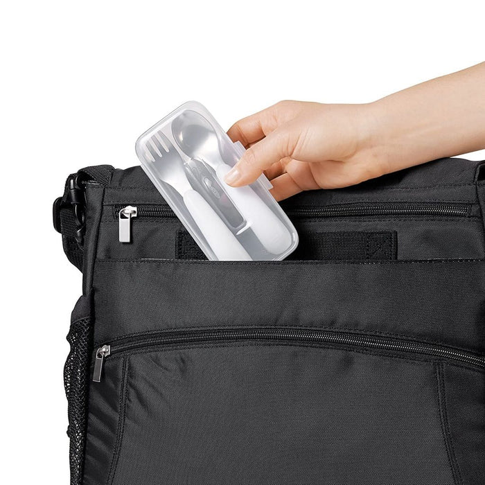 OXO Tot On-The-Go Fork And Spoon Set With Carrying Case