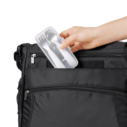 OXO Tot On-The-Go Fork And Spoon Set With Carrying Case