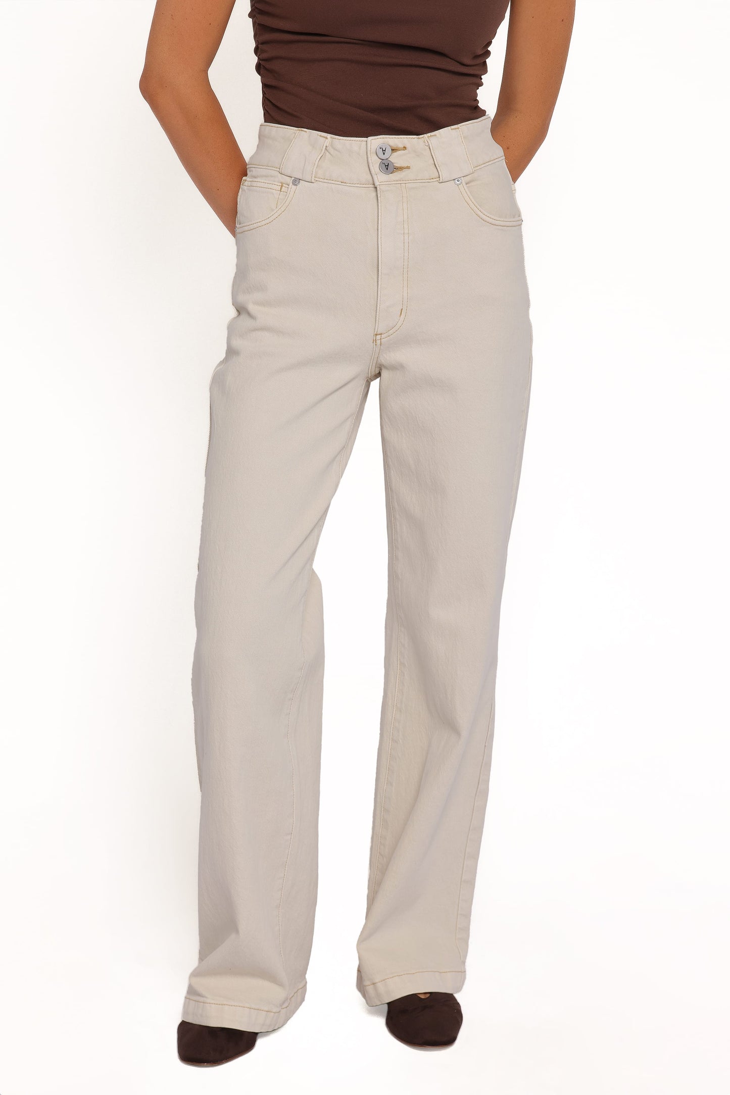 Abrand 94 High Wide Jeans - Tofu