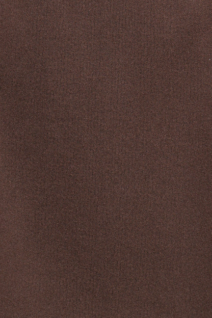 Cassia Belted Aline Skirt - Chocolate Brown