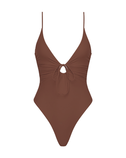 Piper One Piece Swimsuit - Cafe