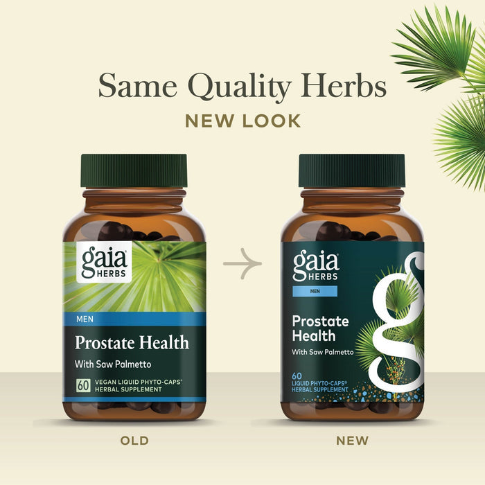 Prostate Health 60 count Old Label Versus New Label Comparison