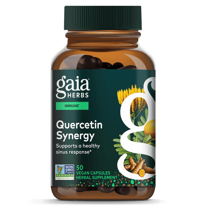 Gaia Herbs Quercetin Synergy Vegan Capsules || 50 ct