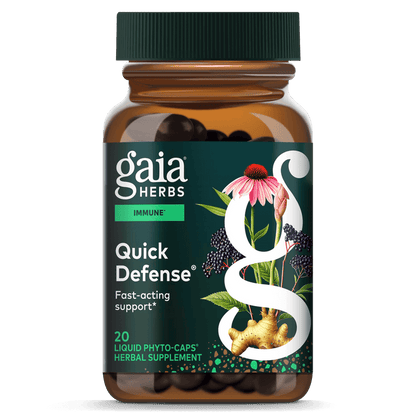 Gaia Herbs Quick Defense for Immune Support || 20 ct