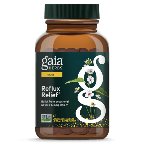Gaia Herbs Reflux Relief for Digestive Support || 45 ct