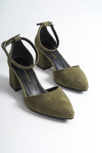 Renee | Sage Green Mid Heel