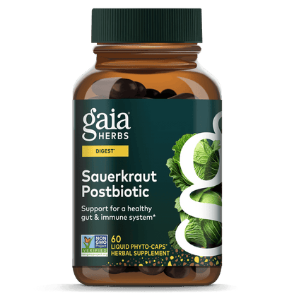 Gaia Herbs Sauerkraut Postbiotic || 60 ct