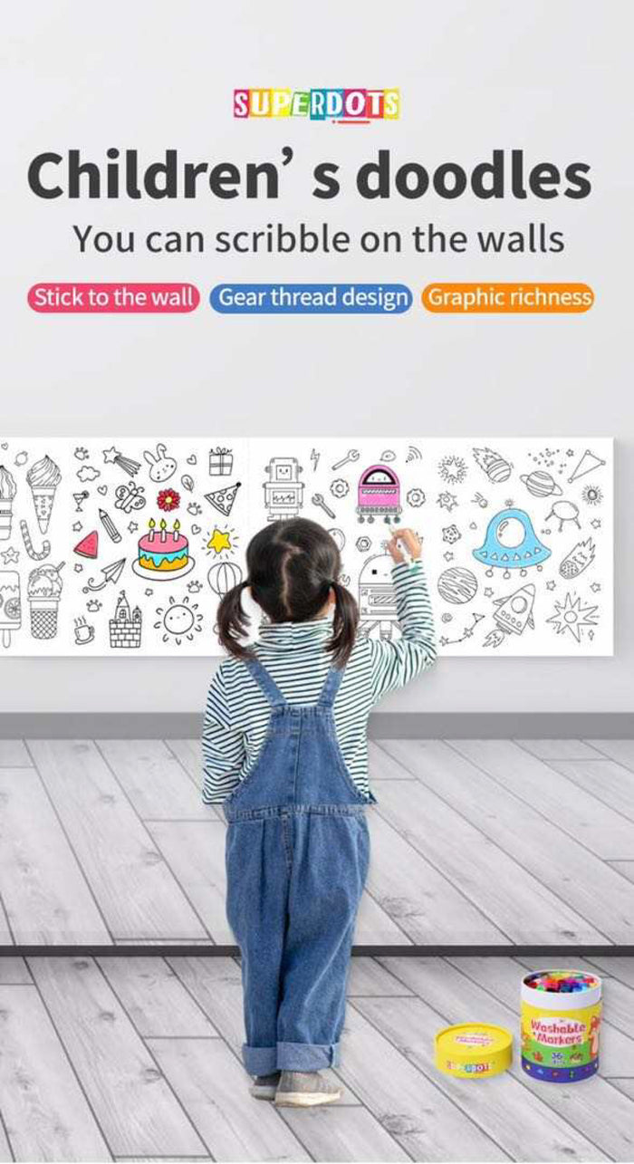 Superdots Wall Poster Graffiti Scrolls