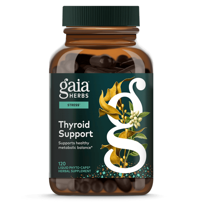 Thyroid Support 120 Count Front Of Bottle Rendering