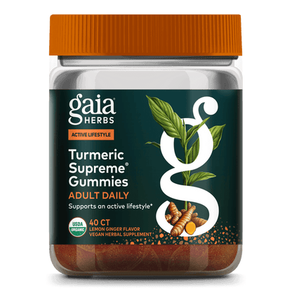 Gaia Herbs Turmeric Supreme Gummies Adult Daily || 40 ct
