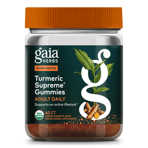 Gaia Herbs Turmeric Supreme Gummies Adult Daily || 40 ct