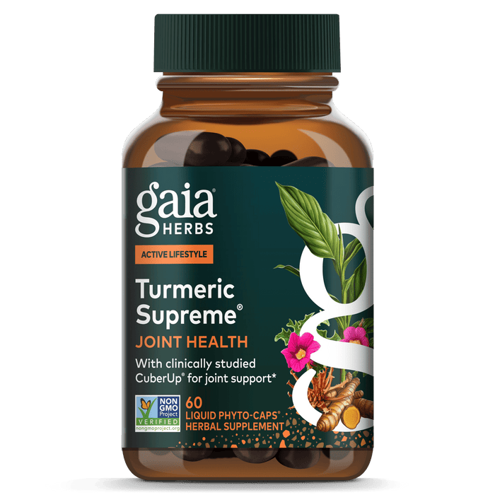 Gaia Herbs Turmeric Supreme Joint Health for Foundational Support || 60 ct